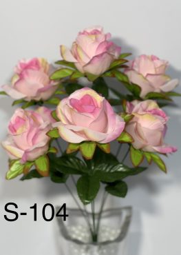 Штучний букет S-104, Відкриті троянди  