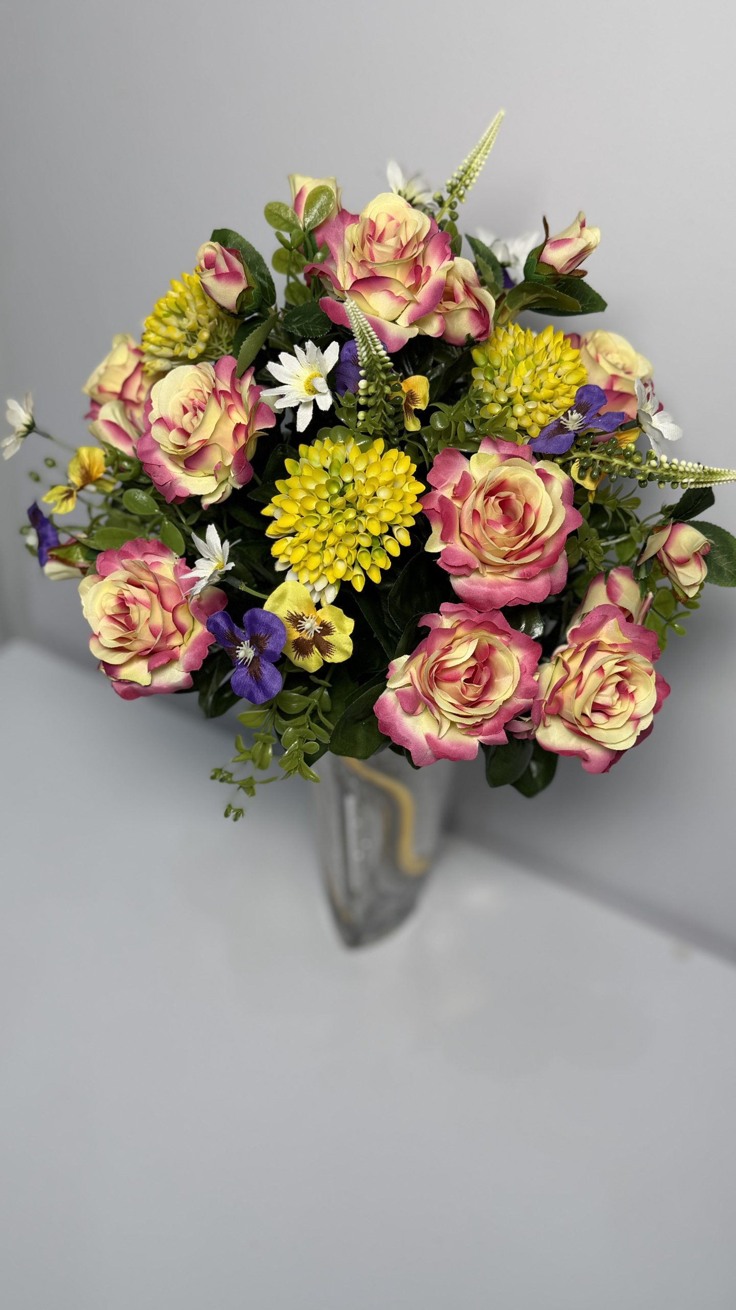 Штучний букет S-320, Садові квіти