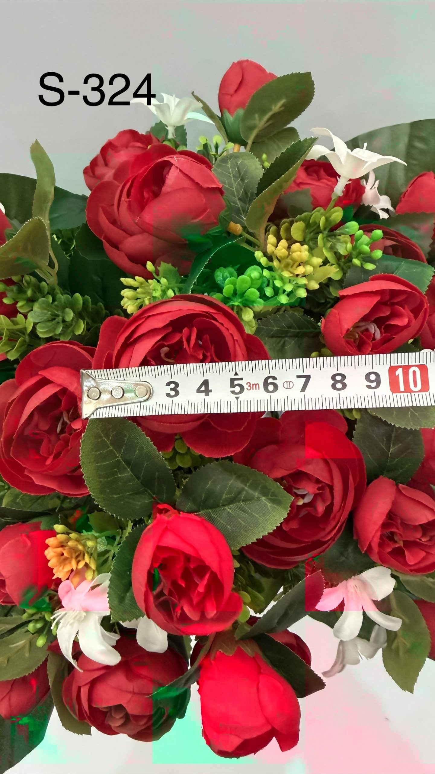 Штучний букет S-324, Еустоми з гіпсофілами Штучний букет S-324, Еустоми з гіпсофілами