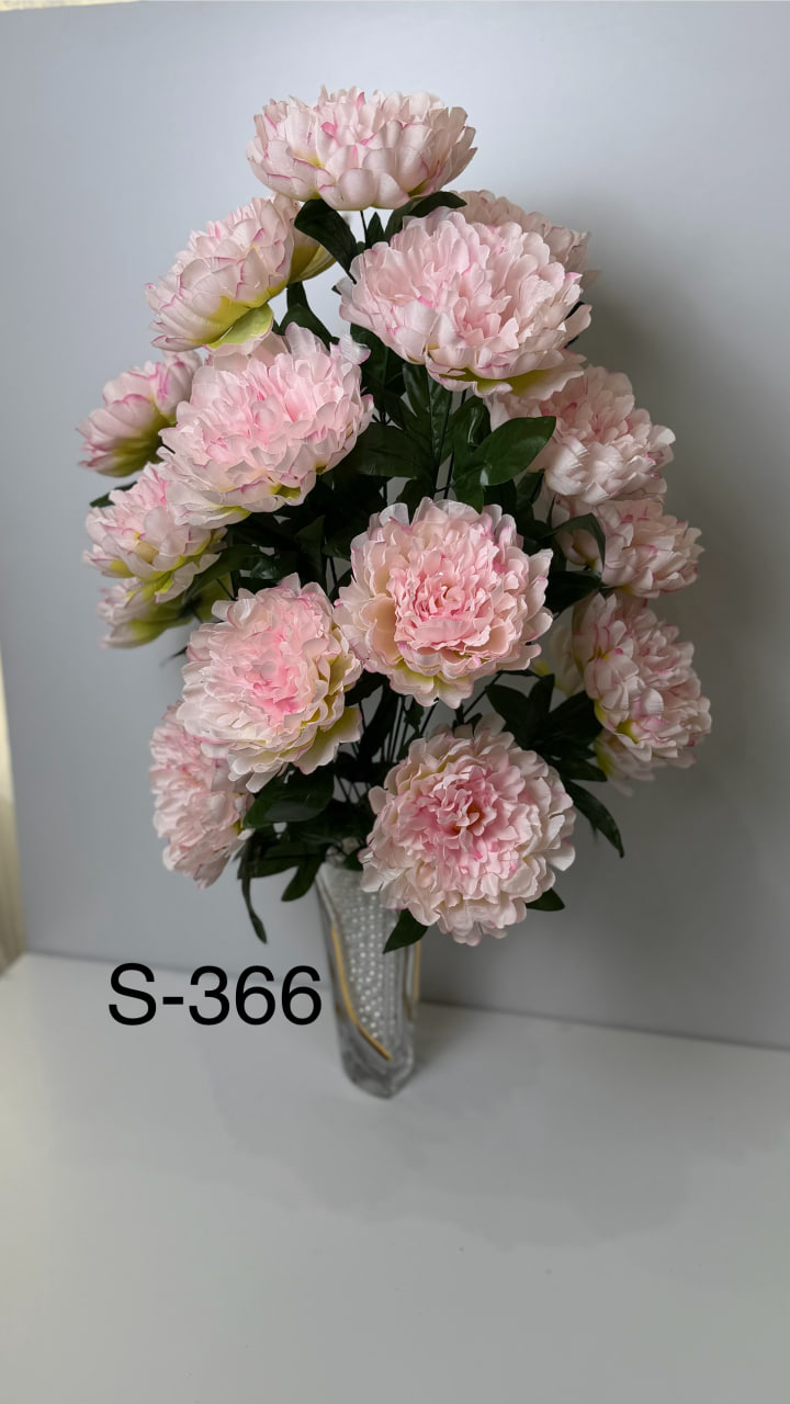 Штучний букет S-366, Піони