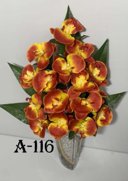 Искусственный букет A-116, орхидея в виде веера  