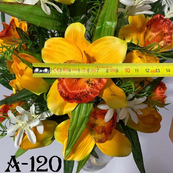 Штучний букет A-120, Орхідеї та тюльпани  