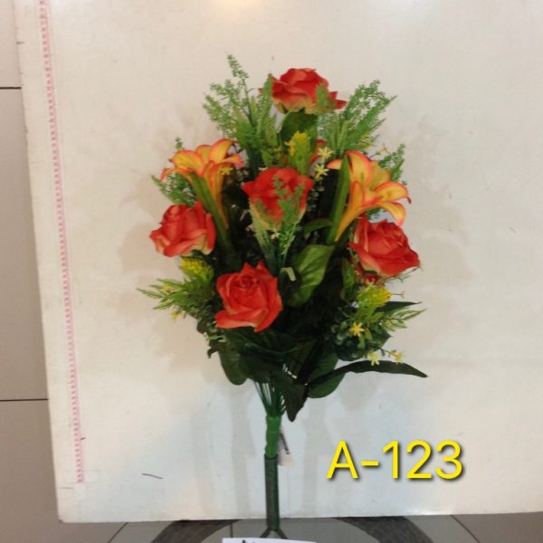 Искусственный букет A-123, «роза и лилия»  