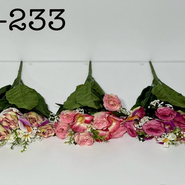Штучний букет A-233, Орхідеї, троянди та ромашки  