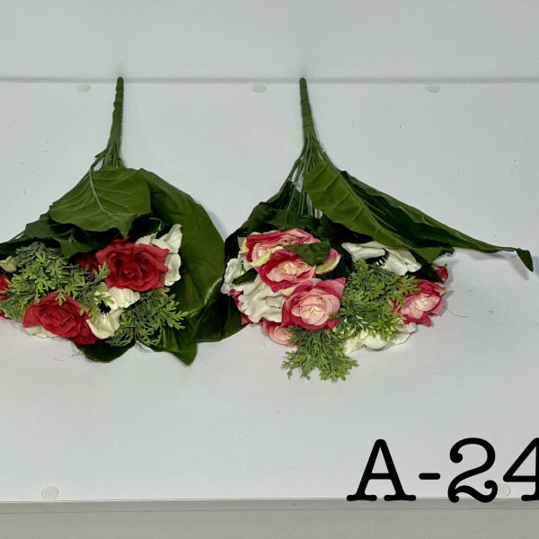 Штучний букет A-246, Троянди та анемони  