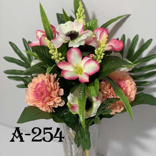 Штучний букет A-254, Садові квіти  