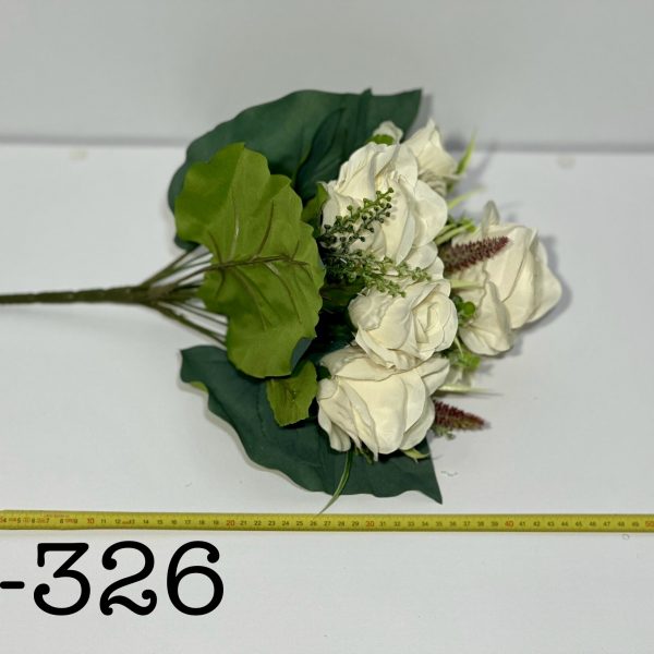 Штучний букет A-326, Троянди та садові рослини  
