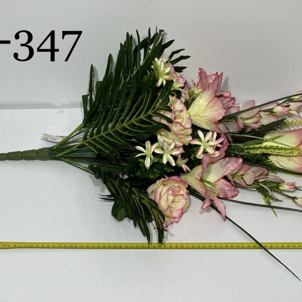 Штучний букет A-347, Кали, лілії та троянди  