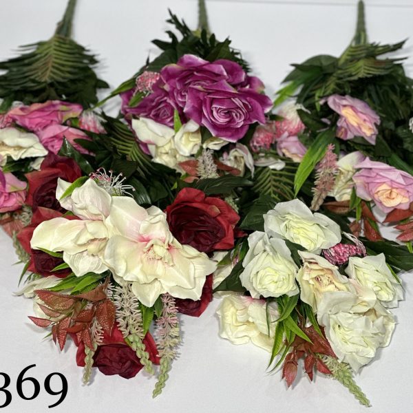 Штучний букет A-369, Троянди та орхідеї  