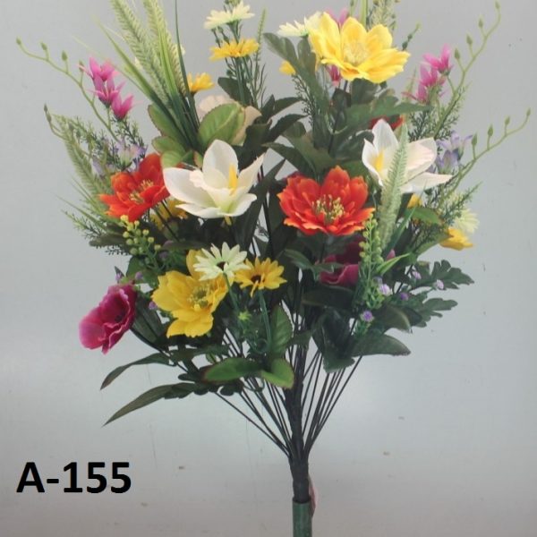 Искусственный букет A-155, «маки и полевые цветы»  