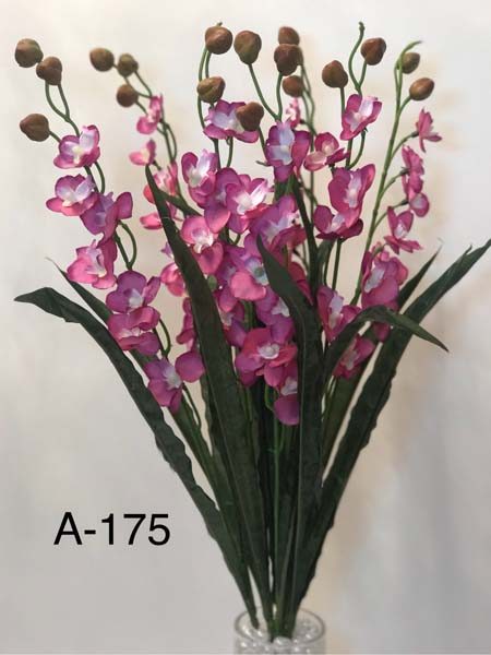 Штучний букет A-175, Гілка рожевої орхідеї  