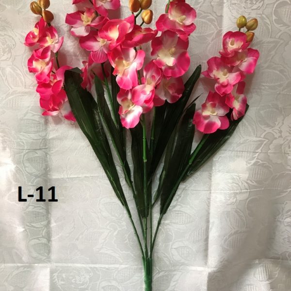 Искусственный букет L-11, красочные орхидеи  