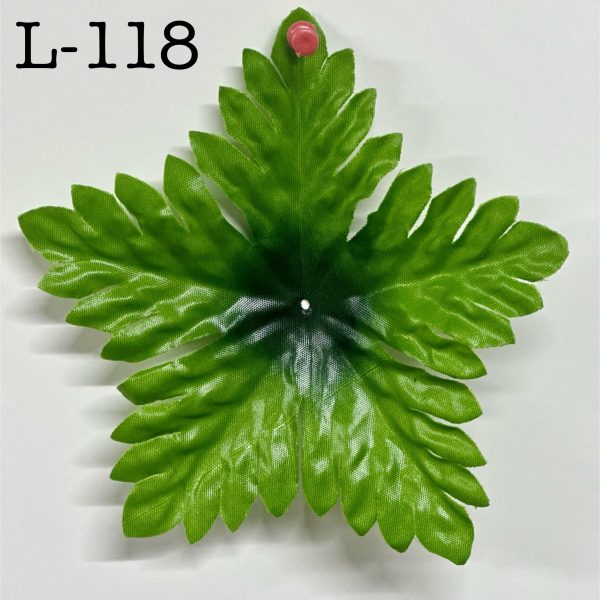 Штучне листя L-118, Листя - п'ятилистники  