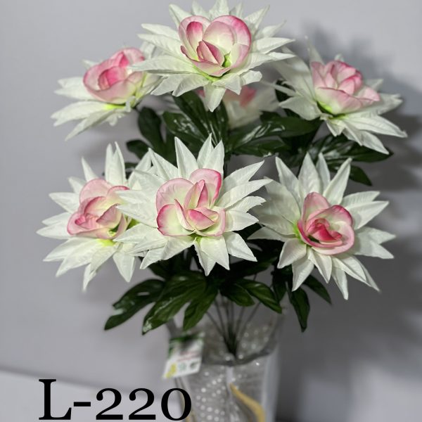 Штучний букет L-220, Квіти з гострими пелюстками  