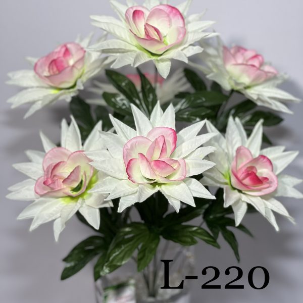 Штучний букет L-220, Квіти з гострими пелюстками  