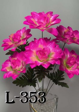 Штучний букет L-353, Далії та троянди  