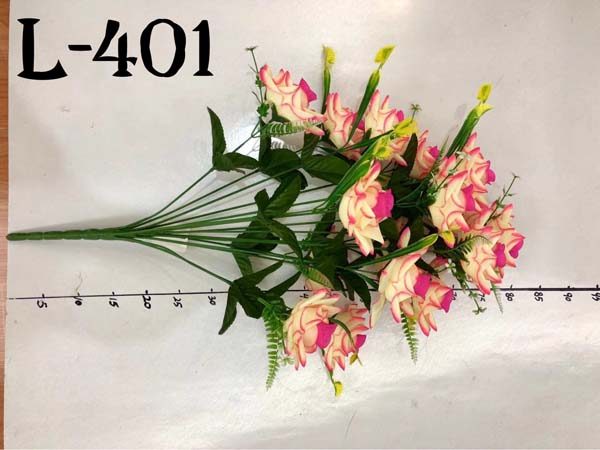 Штучний букет L-401, Троянди з гострими пелюстками  