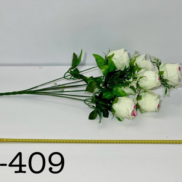 Штучний букет L-409, Троянди у вигляді келиха  