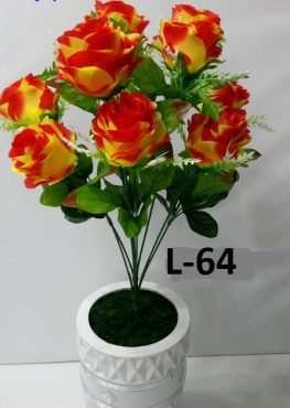 Искусственный букет L-64, роза в виде бокала  