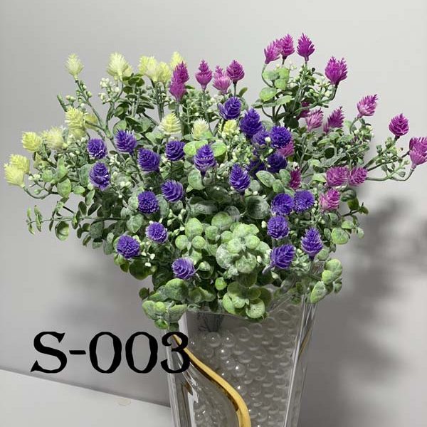 Штучний букет S-003, Пластмасові дрібні квіточки  