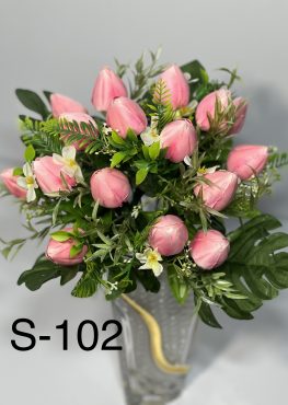 Искусственный букет S-102, Тюльпаны  