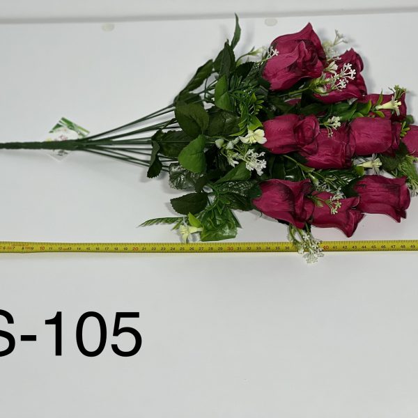 Штучний букет S-105, Бутони троянд  