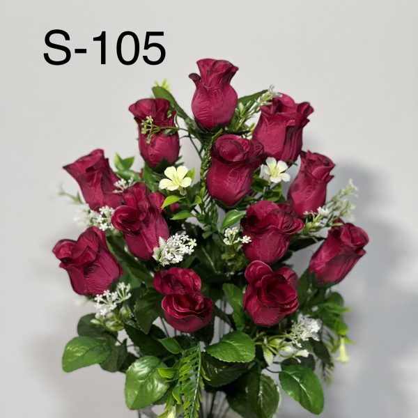 Штучний букет S-105, Бутони троянд  