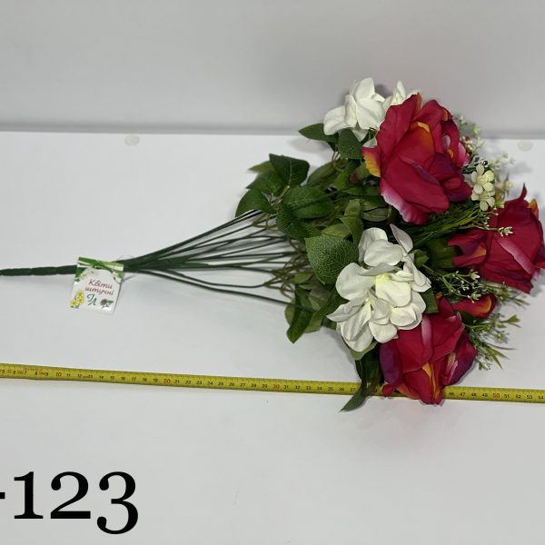 Штучний букет S-123, Троянди з гортензією  