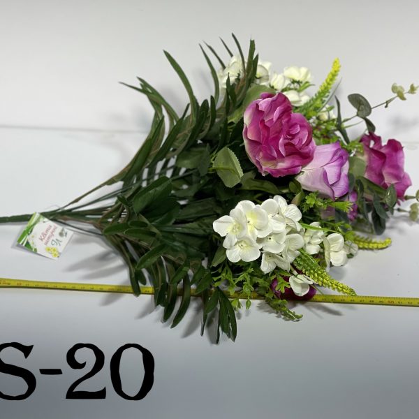 Штучний букет S-20, Троянди та арабіс  