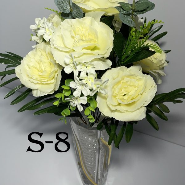 Искусственный букет S-8, Розы и герберы  