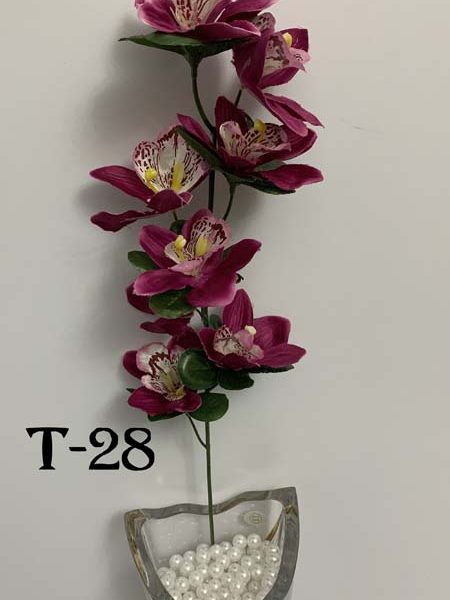 Искусственная ветка T-28, ветка орхидеи  