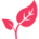 Искусственный букет A-110, розовая орхидея с папоротником  